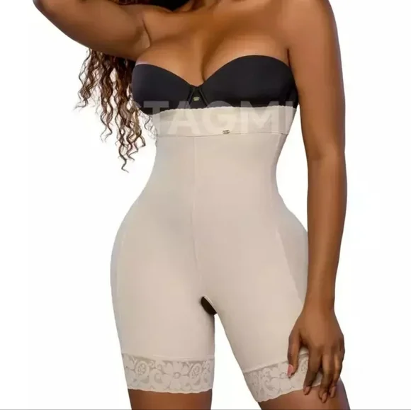 Stagmi Fajas Colombian Panty Shaper Thigh Tummy Reducer SMI04004 w/ Thong New XL - Picture 9 of 17